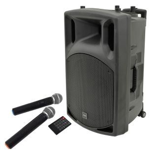 QTX QX15PA Portable speaker met bluetooth en 2 microfoons