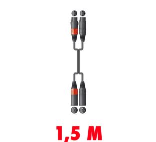 Chord XFXM0150 Professionele XLRF - XLRM kabel 1.5 meter