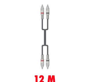 Chord 2R-2R1200 Professionele RCA - RCA kabel 12.0m