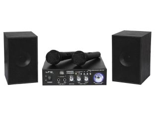 LTC Audio KARAOKE-STAR2MKII bluetooth karaoke set met USB/SD en 2 mics