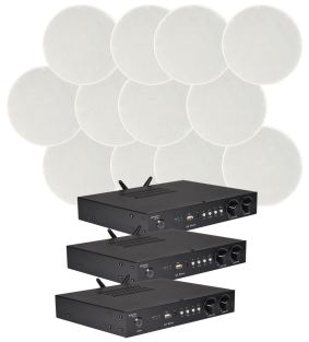 Adastra Smart Pack Multiroom 3 wifi-versterkers 6 zones 12 speakers