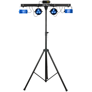 Showtec QFX lichteffectbar 4-in-1 met 130 mW RG-laser