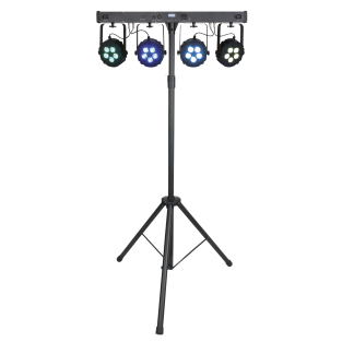 Showtec Compact Power Light Set 4 LED T-balk 4x RGBW met standaard