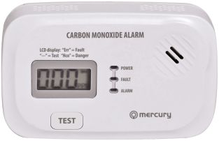 Mercury COD-208A Koolmonoxidealarm op batterijen