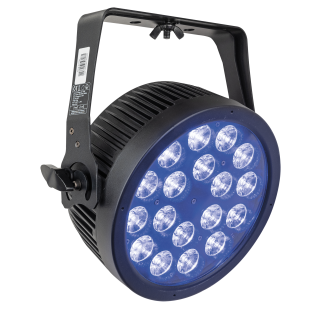 Showtec Compact Par 18 Q4 LED par 18x 7 W RGBW zwart