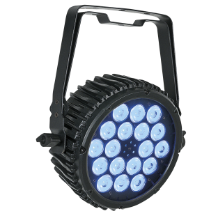 Showtec Compact Par 18 MKII zwart LED par 18x 3 W RGB