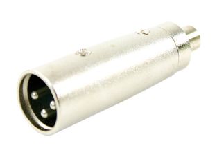 Plugger adapter XLR Male naar RCA Female