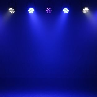 LEDJ Intense 9HEX10 LED Slim Par (witte behuizing) – 9x 10W RGBWAUV LED – DMX-gestuurd