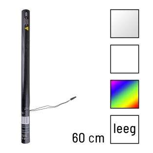 Stage effect 60cm elektrisch confetti kanon in multicolor, wit, zilver of leeg