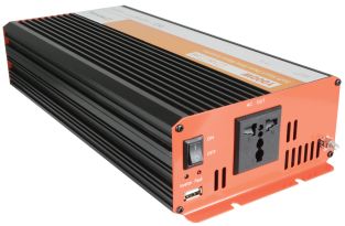 Mercury IPS1000-12 Soft start zuivere sinus omvormer (UK versie) 1000W 12Vdc