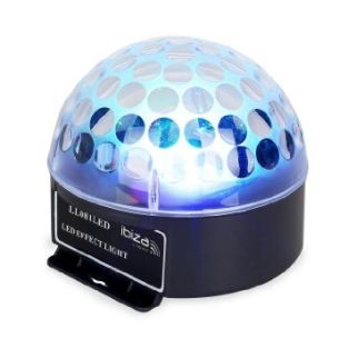 Ibiza Light ASTRO 1 LL081LED Crystal Jelly Ball RGB LED effect
