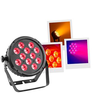 Mac Mah DJ FlatPAR 12x12W 6-in-1 RGBWA-UV Led spot