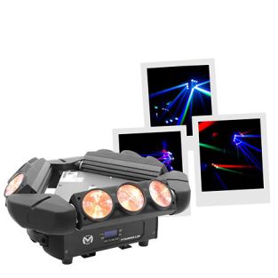 Mac Mah Pyramida LZR LED lichtshow met 9 RGBW Leds en multipoint laser