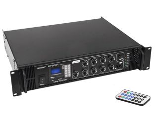 Omnitronic MP-650P 100v versterker met USB/SD 650W