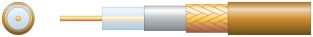 Economy RG6 75 Ohm Air Spaced Coaxiale Kabel - CCA Braid