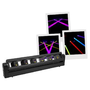 Evolite Gemotoriseerde Laser balk 6x400 W RGB
