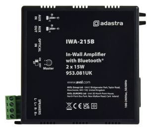 Adastra IWA215B bluetooth 5.0 stereo inbouw versterker module 2x 15W