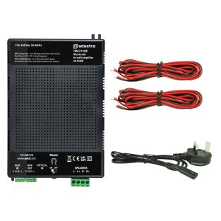 Adastra IWA2100B 2x 100W inbouw bluetooth versterker