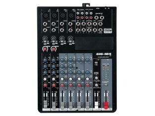 DAP GIG-104C 10-kanaals live-mixer met dynamiek
