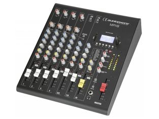 Audiophony MPX8 8-kanaals livemixer met effecten en USB/SD/BT speler