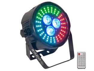 Ibiza PARLED318-FX2 DMX Par Can, Animation Led, Afstandsbediening