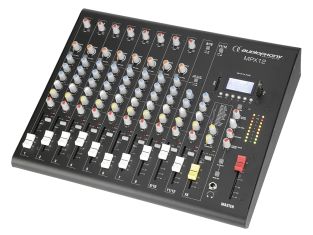 Audiophony MPX12 12-kanaals livemixer met effecten en USB/SD/BT speler