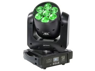 AFX MY712-Z Professionele Wash LED Moving Head met Zoom 7x12W RGBW
