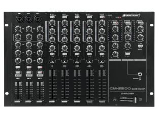 Omnitronic CM-5300 5-kanaals club mixer met 3 microfoon kanalen