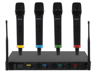 W Audio RM Quartet 4-kanaals UHF draadloos microfoonsysteem