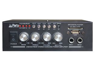 Party Light & Sound PLS1250USB-RC karaoke versterker BT/USB/SD/FM
