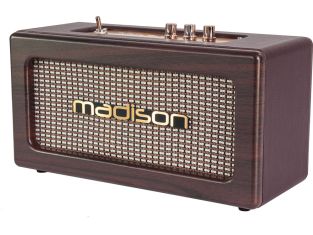 Madison FREESOUND-VINTAGE-WD vintage luidsprekerbox USB en bluetooth