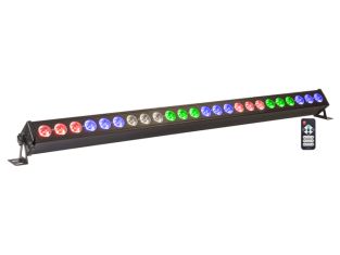 Ibiza LEDBAR24-RC DMX gestuurde RGBW ledbar 24X4W