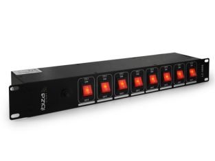 Ibiza Light LC806S 8-kanaals schakelpaneel Frankrijk belgie