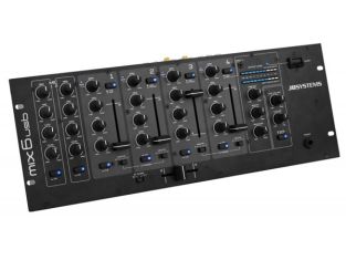 JB Systems MIX6USB 6 kanaals DJ mengpaneel met USB interface