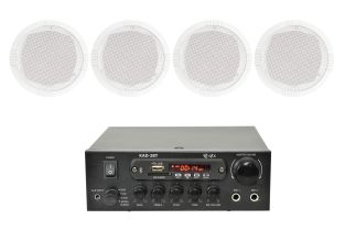 Adastra Shop 3 plafond inbouw speakerset voor winkels