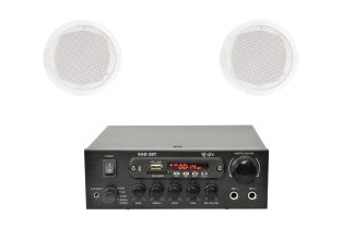 Adastra Shop 4 plafond inbouw speakerset voor winkels