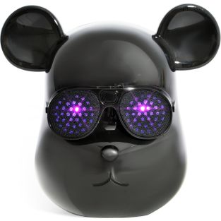 Ibiza Bear-sound, kleine accu bluetooth luidspreker met lichtgevende ogen