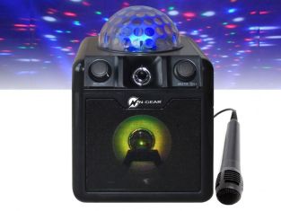 N-Gear Disco Block 410 portable bluetooth disco karaoke speaker