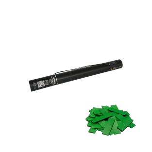 Elektrisch confettikanon 50 cm donkergroen