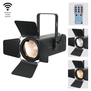 LEDJ Artisan 2000 Dual White Fresnel – 1x 200W COB LED – DMX-gestuurd