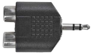 Dj Stunter 3.5mm stereo jack plug to 2 x rca phono sockets
