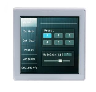 Audiophony DCTL wandbedieningspaneel voor DZONE88