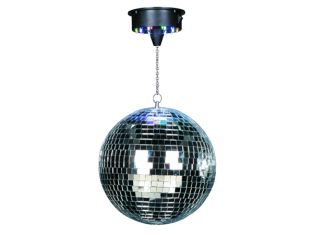 Ibiza DISCO1-30 30cm discobol set met motor inclusief LED 