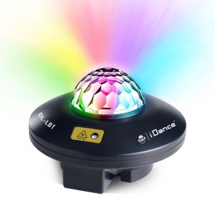 iDance DL-LB1 Galaxy projector met discobal en laser