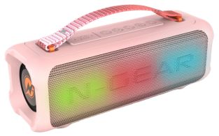 N-Gear Blazooka 703 Pink Bluetooth speaker met licht effecten en microfoon