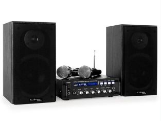 LTC Audio KARAOKE-STAR4-MKII bluetooth karaoke set met USB en 2 mics