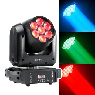 Ibiza E-WASH100 DMX bestuurde LED zoom + wash moving head