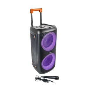 Ibiza Eris400 LED luidspreker op accu 400W BT USB TWS AUX