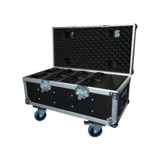 LEDJ 8-vaks Spectra Q6 flightcase