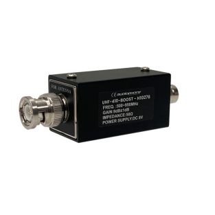 Audiophony UHF-410-Boost antennebooster met BNC-aansluiting